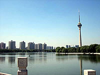Fluss in Beijing